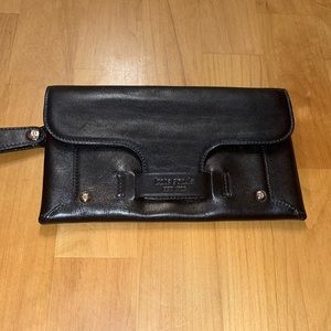 Kate Spade Black clutch Leather